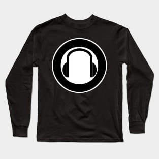 Headphones Symbol Long Sleeve T-Shirt